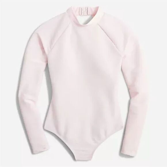 NWT J. Crew Active Ribbed Long-sleeve One-piece Size 22